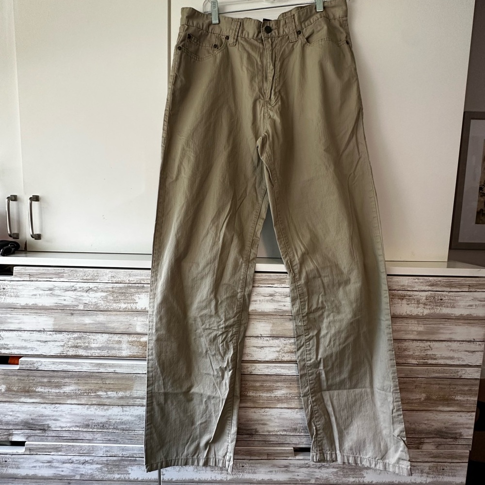 👖 Calvin Klein Tan Cotton Twill Chino Pants Size 33x31